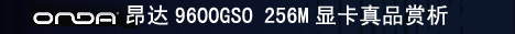 ONDA����9600GSO 256M �Կ���Ʒ����